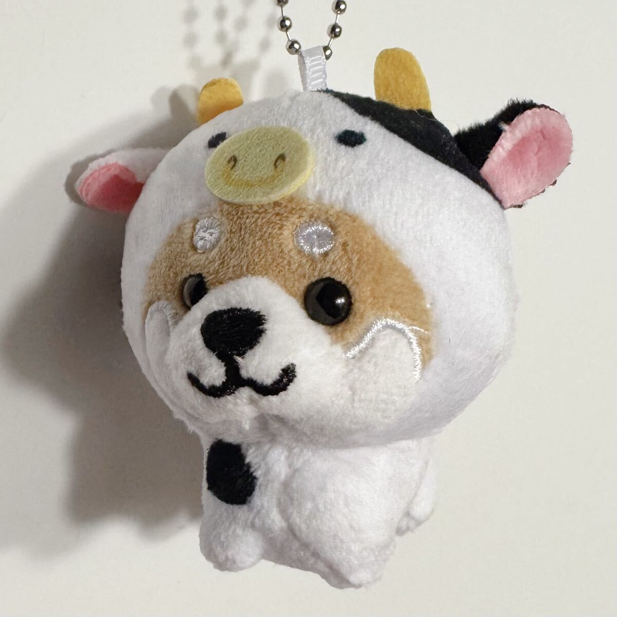 即決!旅するマメしば「ホルスタイン」ぬいぐるみマスコット拍卖