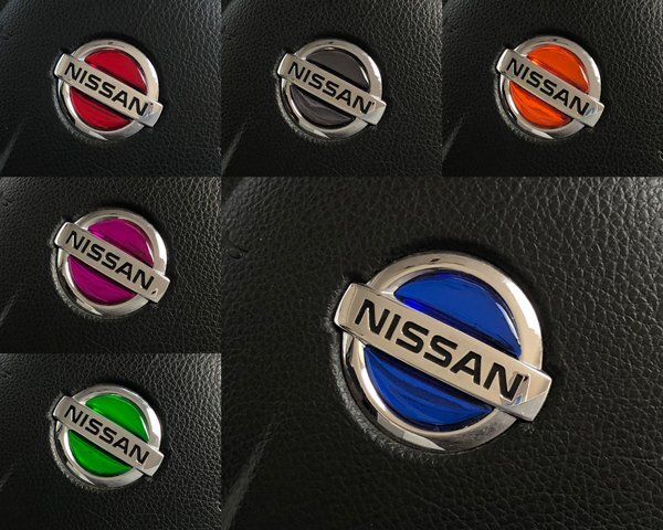 日産 ステアリング エンブレムシート メッキ SDH-N01 樹脂盛立体3D ハンドル ZEROWIN NISSAN 簡単取付拍卖