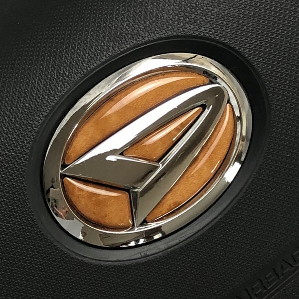 ダイハツ ステアリングエンブレムシート ウッド ライト茶木目 樹脂盛立体3D加工 ハンドル ZEROWIN拍卖