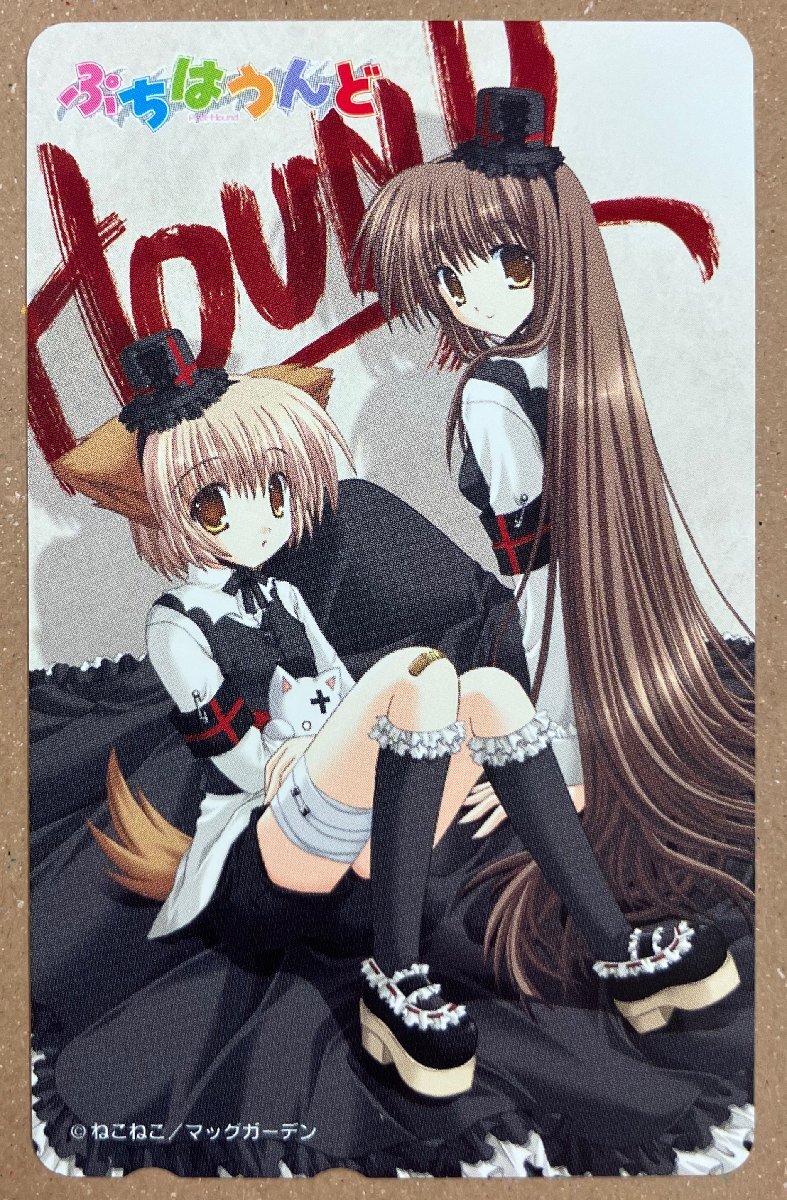 ぷちはうんど ねこねこ テレカ テレホンカード 50度数 拍卖