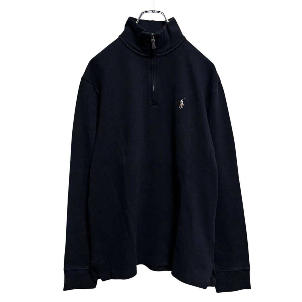 美品 POLO RALPH LAUREN ポロ ラルフローレン ハーフジップ スウェット拍卖