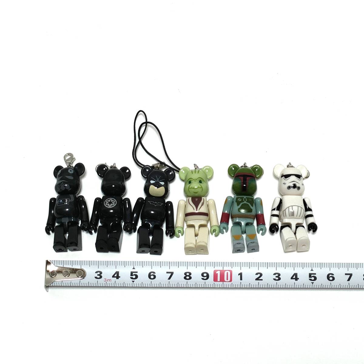 u777 メディコム・トイ 6個まとめ クマ型ブロックタイプフィギュア「BE@RBRICK(ベアブリック)」スター・ウォーズシリーズ キーホルダー拍卖
