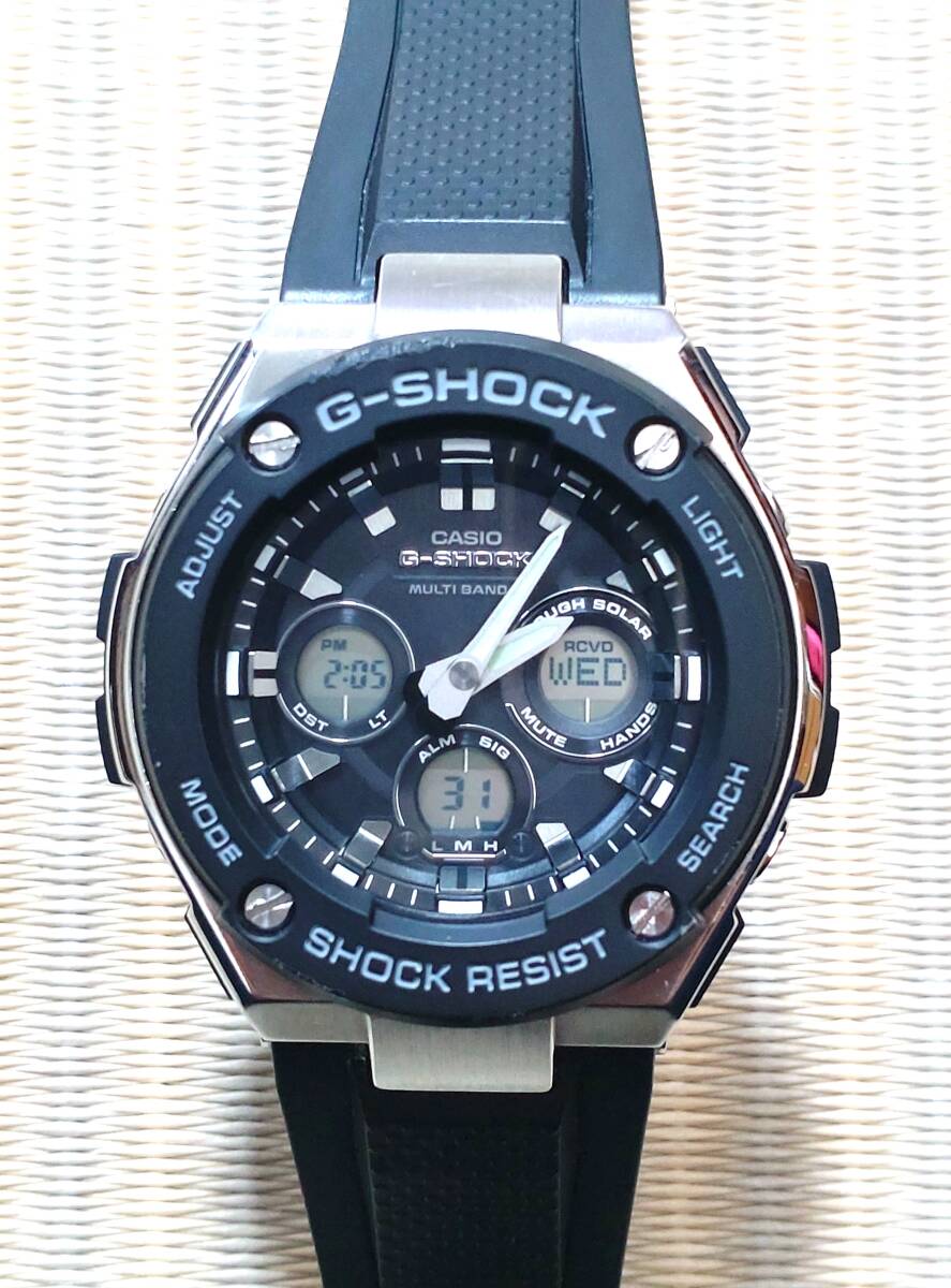 カシオ CASIO G-SHOCK G-STEEL GST-W300-1AJF ジーショック Gスチール 電波ソーラー拍卖
