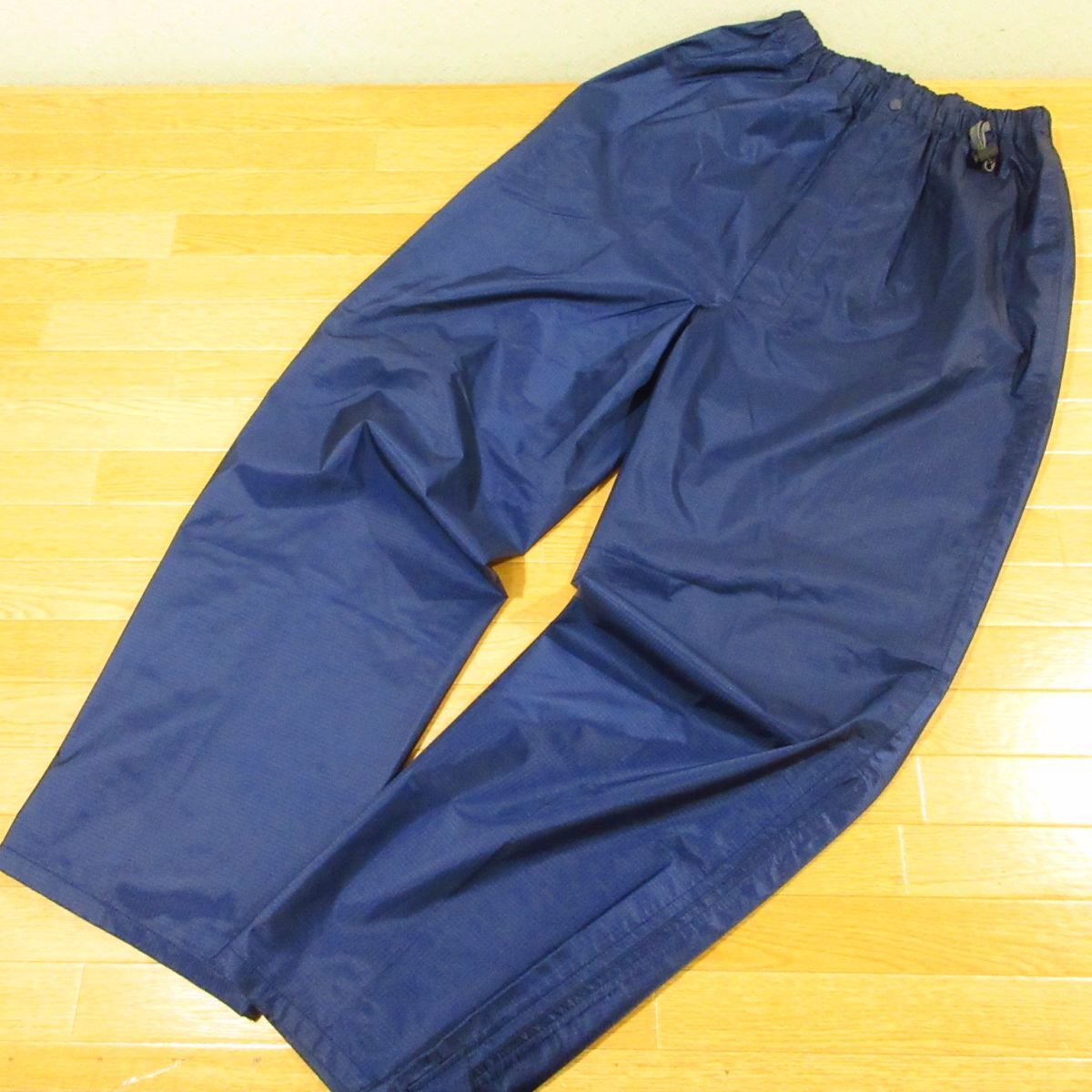 ◎使用少々!mont-bell モンベル GORE-TEX レインスーツ レインパンツ 雨具 撥水 防水 アウトドア ゴアテックス メンズ 紺 Lサイズ◆PA4508拍卖