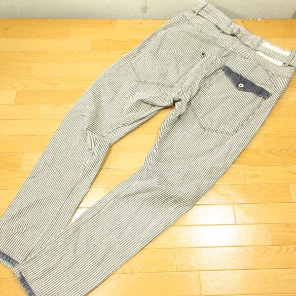 ◎G-STAR RAW ジースターロウ ヒッコリー デニムパンツ テーパード カジュアル メンズ デニム size 26(W80cm)◆PA4356拍卖