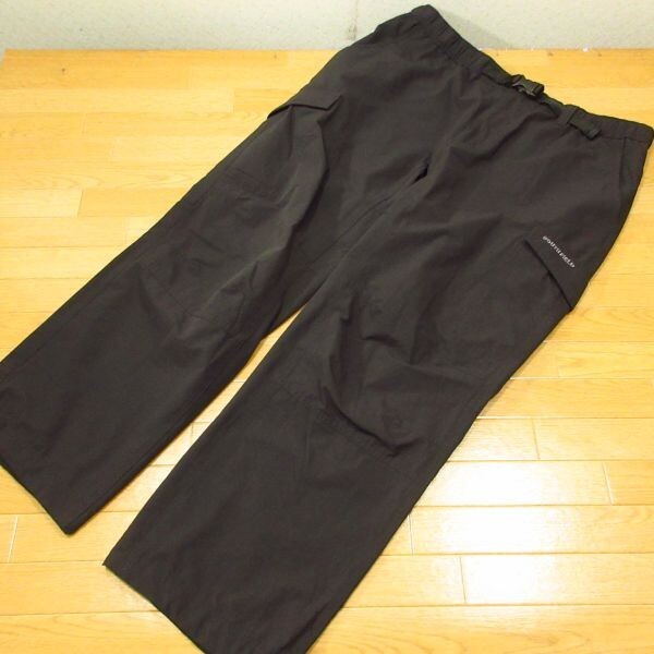 ◎極美品!SOUTH FIELD ウエストが大きい方!クライミング シェルパンツ カーゴ ストレッチ 撥水 丈短め!メンズ グレー 3XLサイズ◆PA4377拍卖