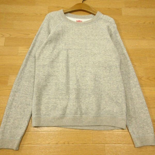 ◎良品!HR MARKET ハリウッドランチマーケット クルーネック スウェット トレーナー 霜降り 無地 メンズ グレー 男女兼用 0(XS)◆AA4926拍卖