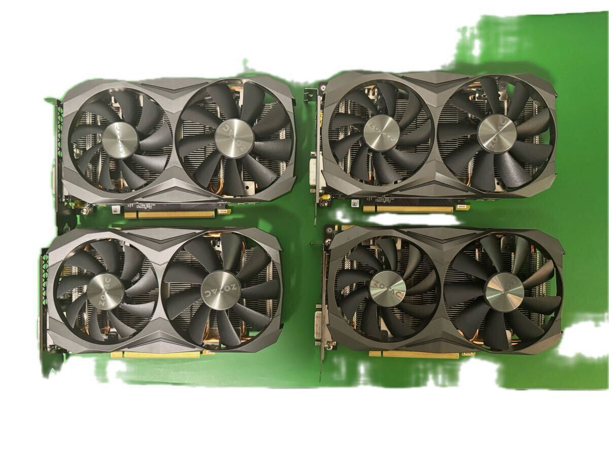NVIDIA ZOTAC GeForce GTX1080 8GB GDDR5X ジャンク 拍卖