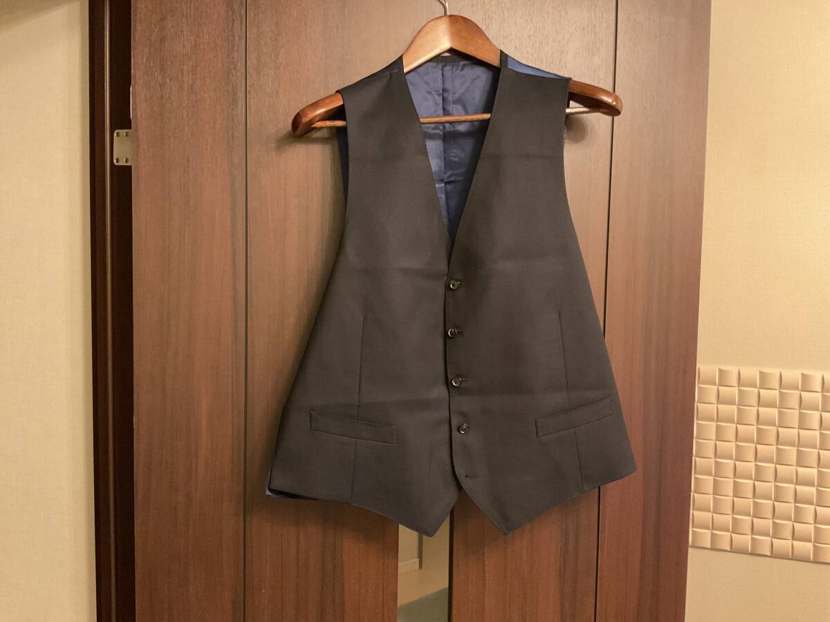 美品 イギリス生地 ビームスF カスタムテーラー ジレ 3ピース ベスト 拍卖