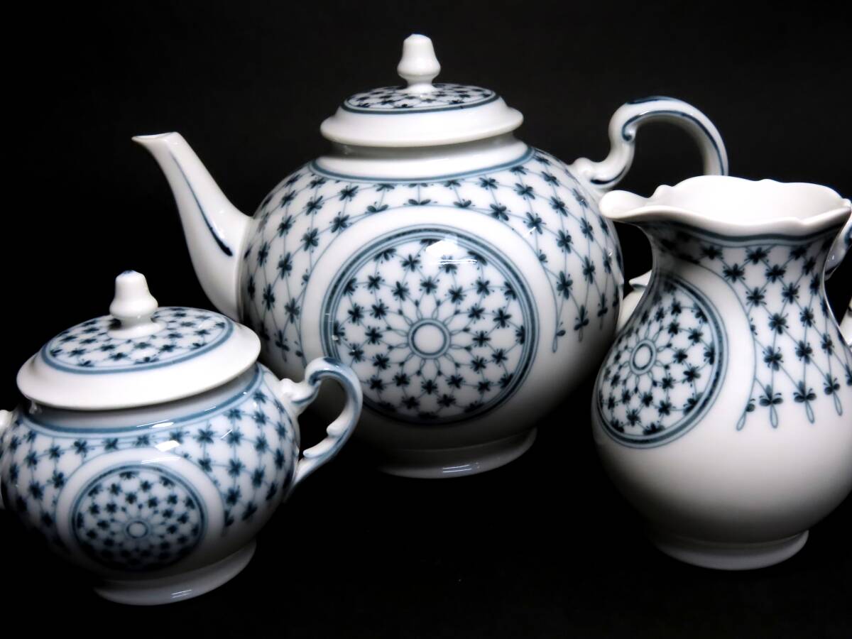 【リチャードジノリ】 ティーセット ミュージオクラシコ3点セット拍卖