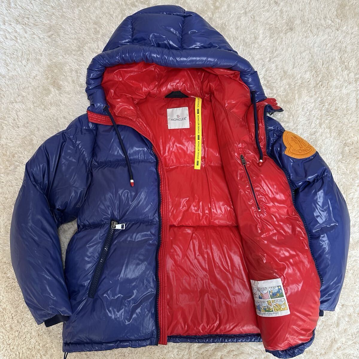 【極暖の極み】超希少XL相当★モンクレール ジーニアス ベナント MONCLER GENIUS VENANT ダウンジャケット ブルー 3拍卖
