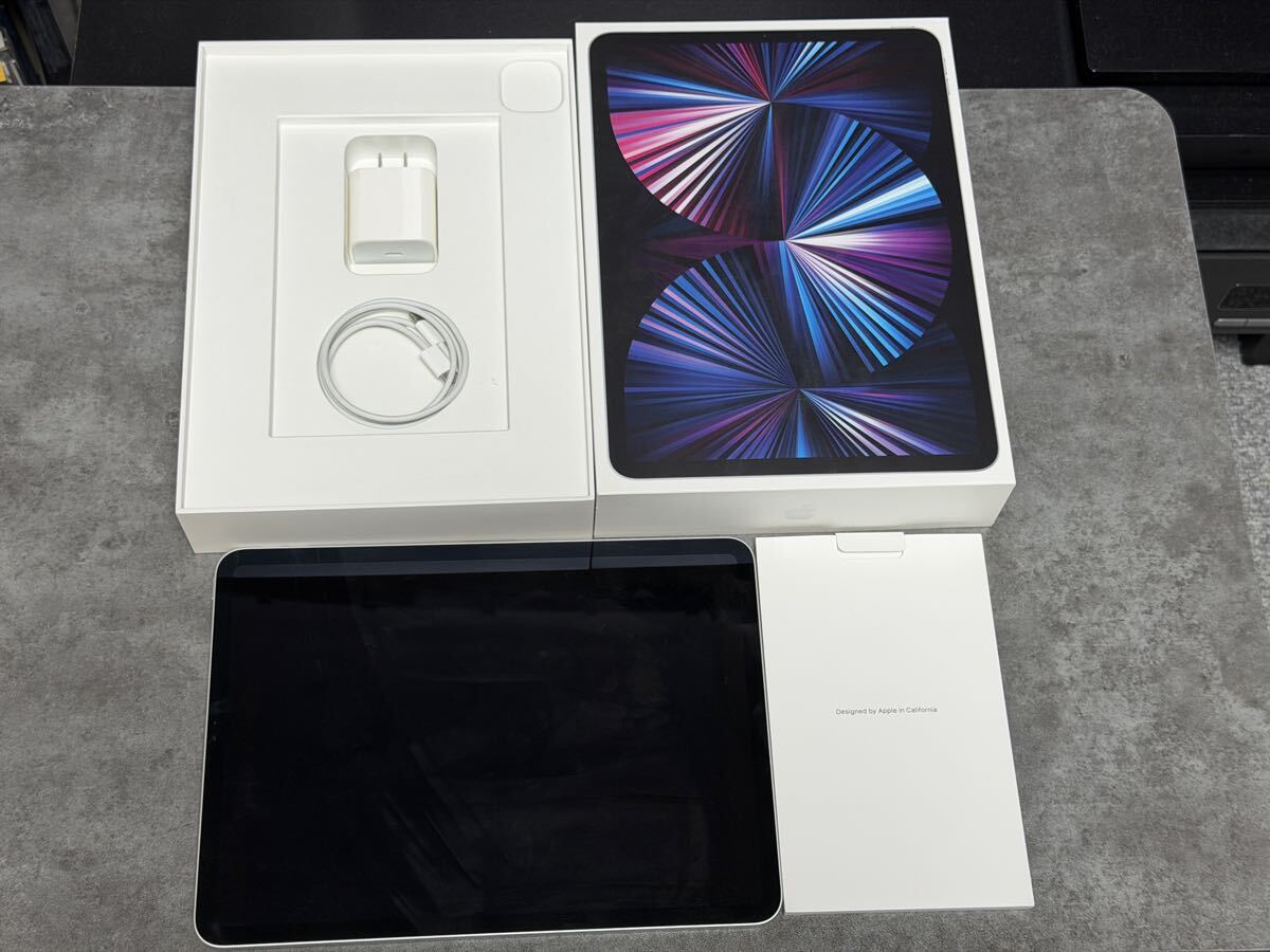 iPad Pro 11インチ 第3世代 Wi-Fi 2TB MHR33J/A シルバー M1搭載 16GBメモリ拍卖
