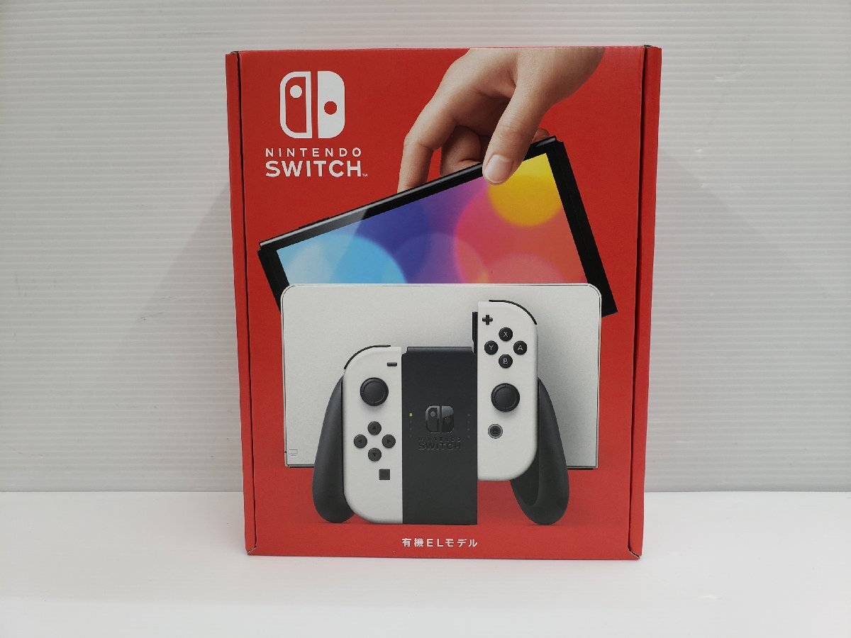 1円スタート ニンテンドースイッチ 有機EL ホワイト 本体 HEG-S-KAAAA 未使用品 ▽8477拍卖