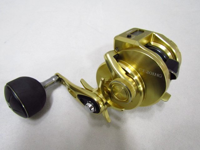 SHIMANO CT201HG シマノ 18オシア コンクエスト 左ハンドル オフショアベイトリール 付属品無し シャリゴリなし 中古品 ◆9338拍卖