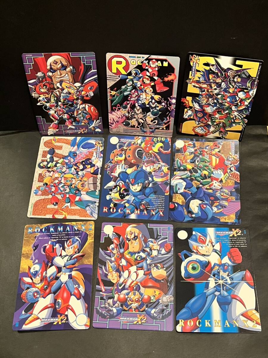 95年 バンダイ ロックマン ジャンボカードダス 9種 未使用品 当時 ROCKMAN拍卖