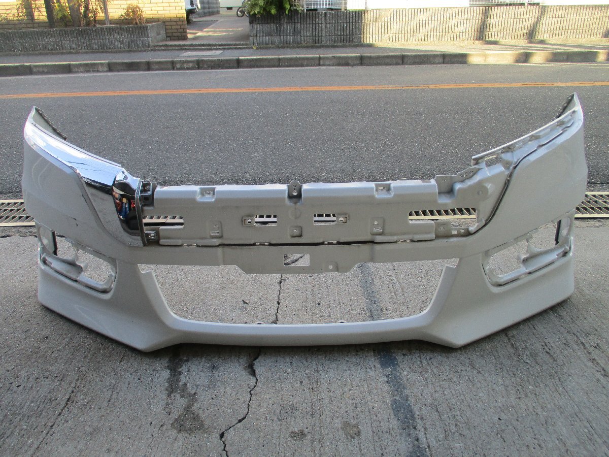 ♪ステップワゴン スパーダ 後期 RK5 フロントバンパー 純正 ★送料はシステム上 無料と表示されますが着払いです拍卖