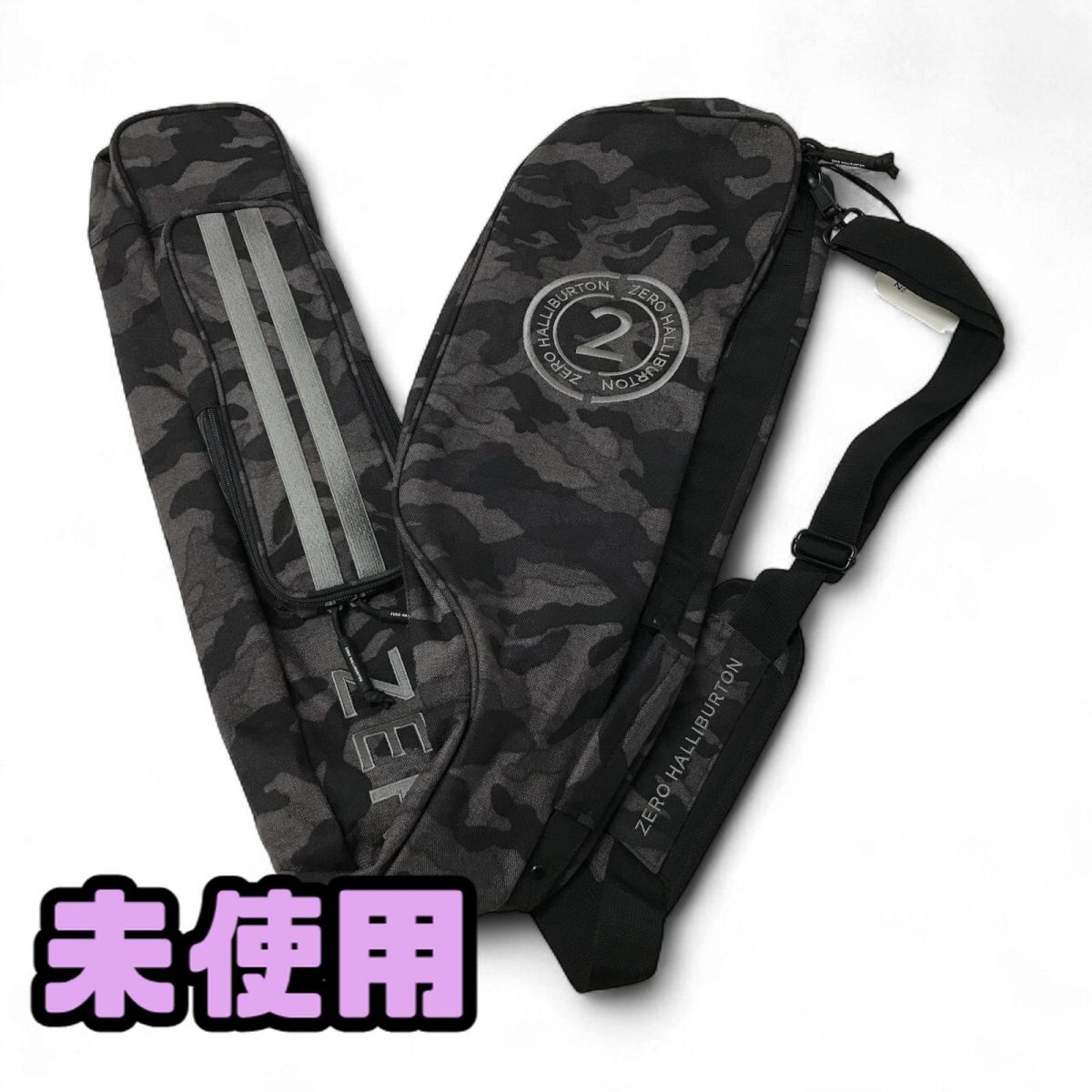 ★未使用★ クラブケース ZERO HALLIBURTON ゼロハリバートン 46インチ ブラックカモ ZHG-CB1 82053 直接お渡し歓迎 BCK790667厚拍卖
