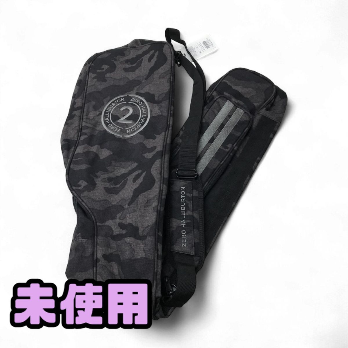 ★未使用★ クラブケース ZERO HALLIBURTON ゼロハリバートン 46インチ ブラックカモ ZHG-CB1 82053 直接お渡し歓迎 BCK790668厚拍卖