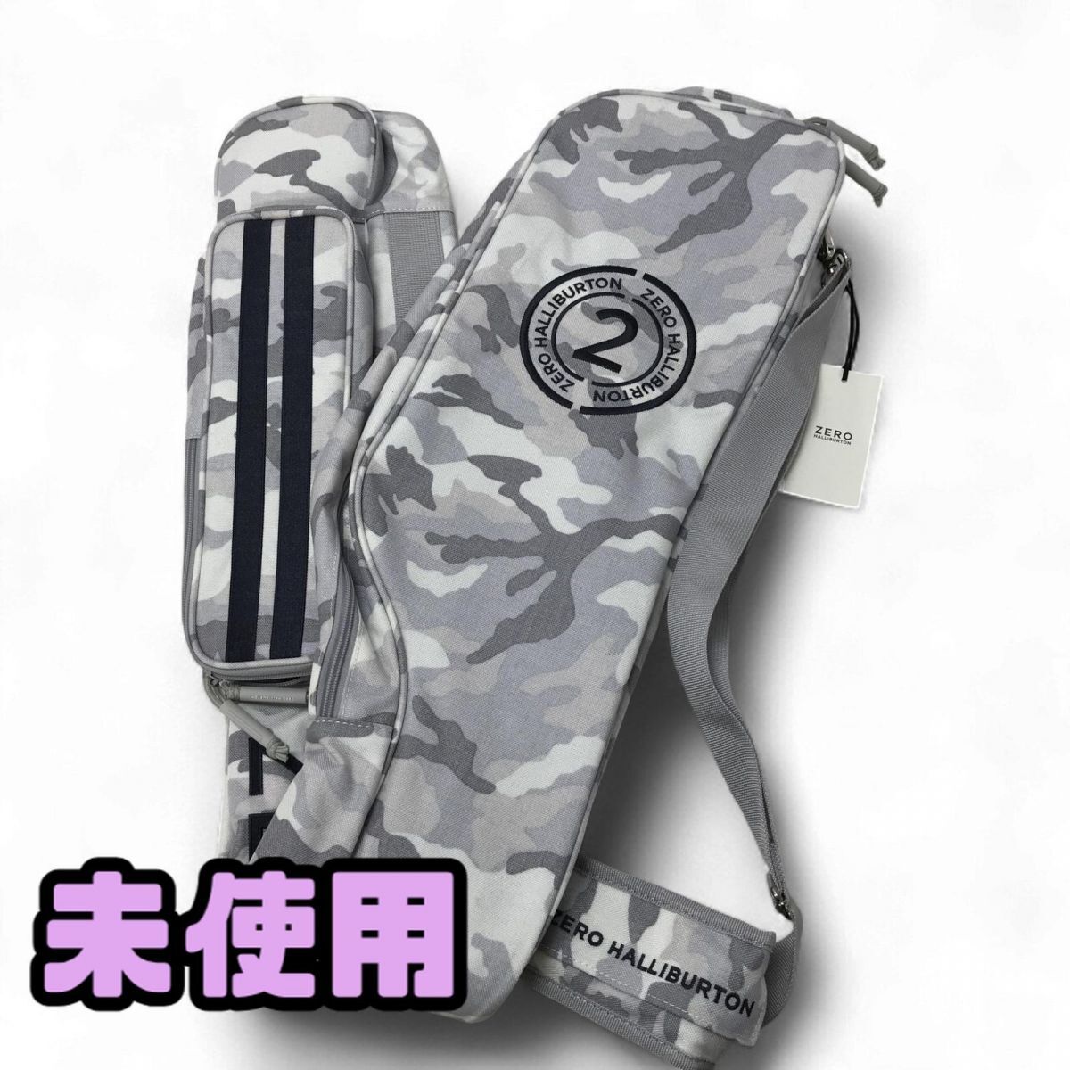 ★未使用★ クラブケース ZERO HALLIBURTON ゼロハリバートン 46インチ ホワイトカモ ZHG-CB1 82053 直接お渡し歓迎 BCK790673厚拍卖
