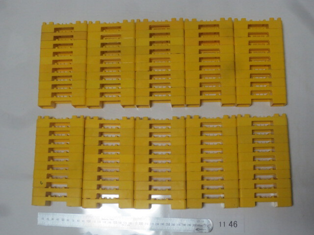 ■中古 プラレール 大量出品 ミニブロック橋桁 橋げた 黄色 100個 1146拍卖