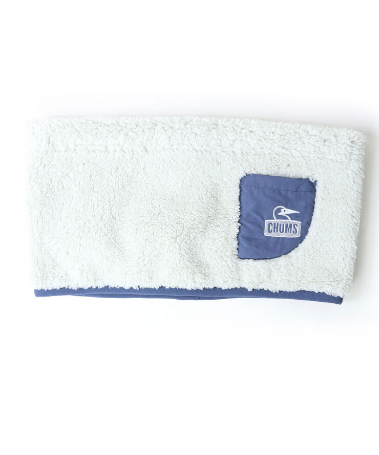 <ライトグレー/インディゴ(G097)>CHUMS チャムス ネックウォーマー ボンディング フリース ネックウォーマー CH09-1357拍卖
