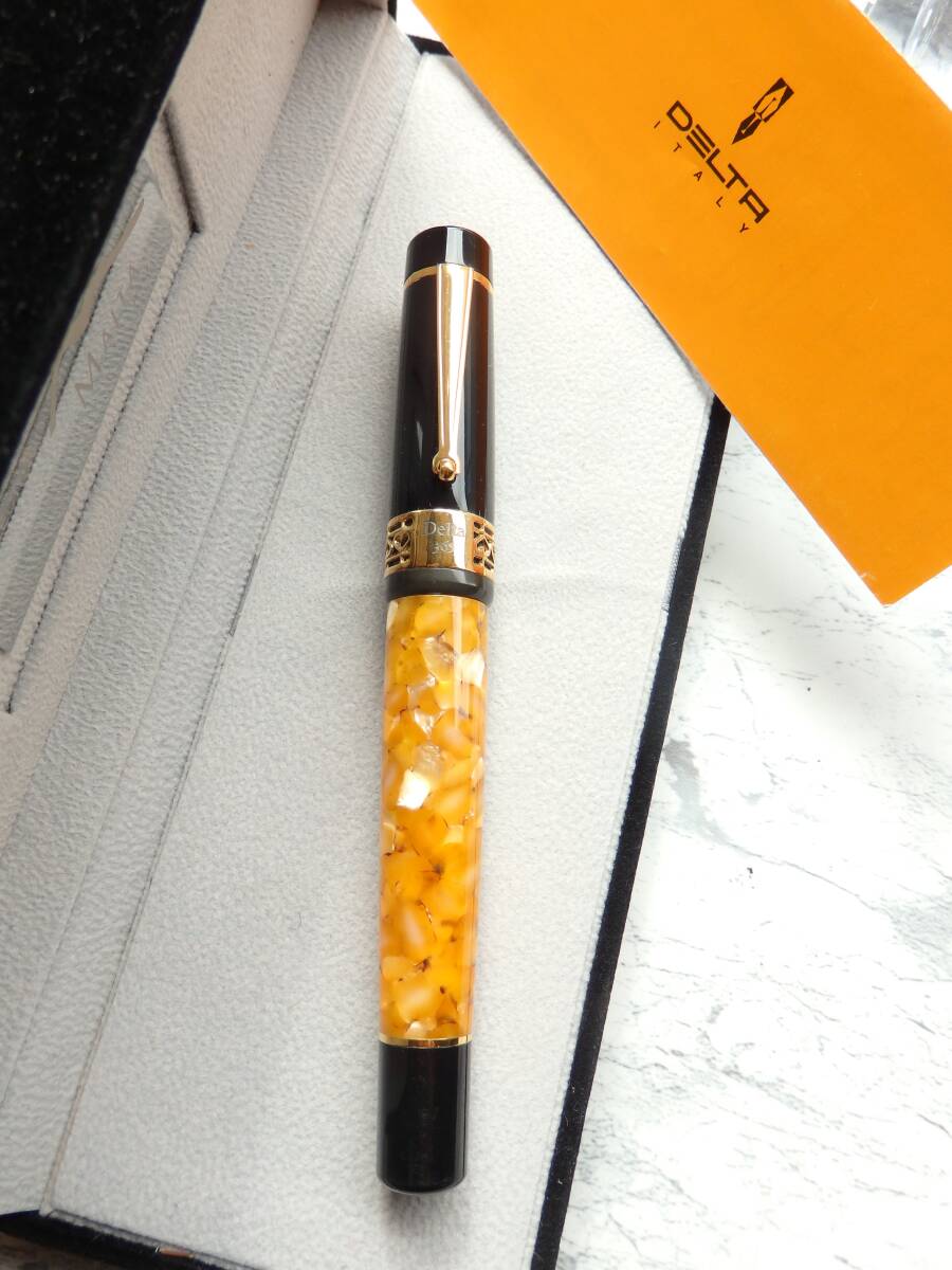 ◆【極上物】【送料440円】DELTA デルタ 365 万年筆 ペン先:18K750ソリッドゴールドM拍卖