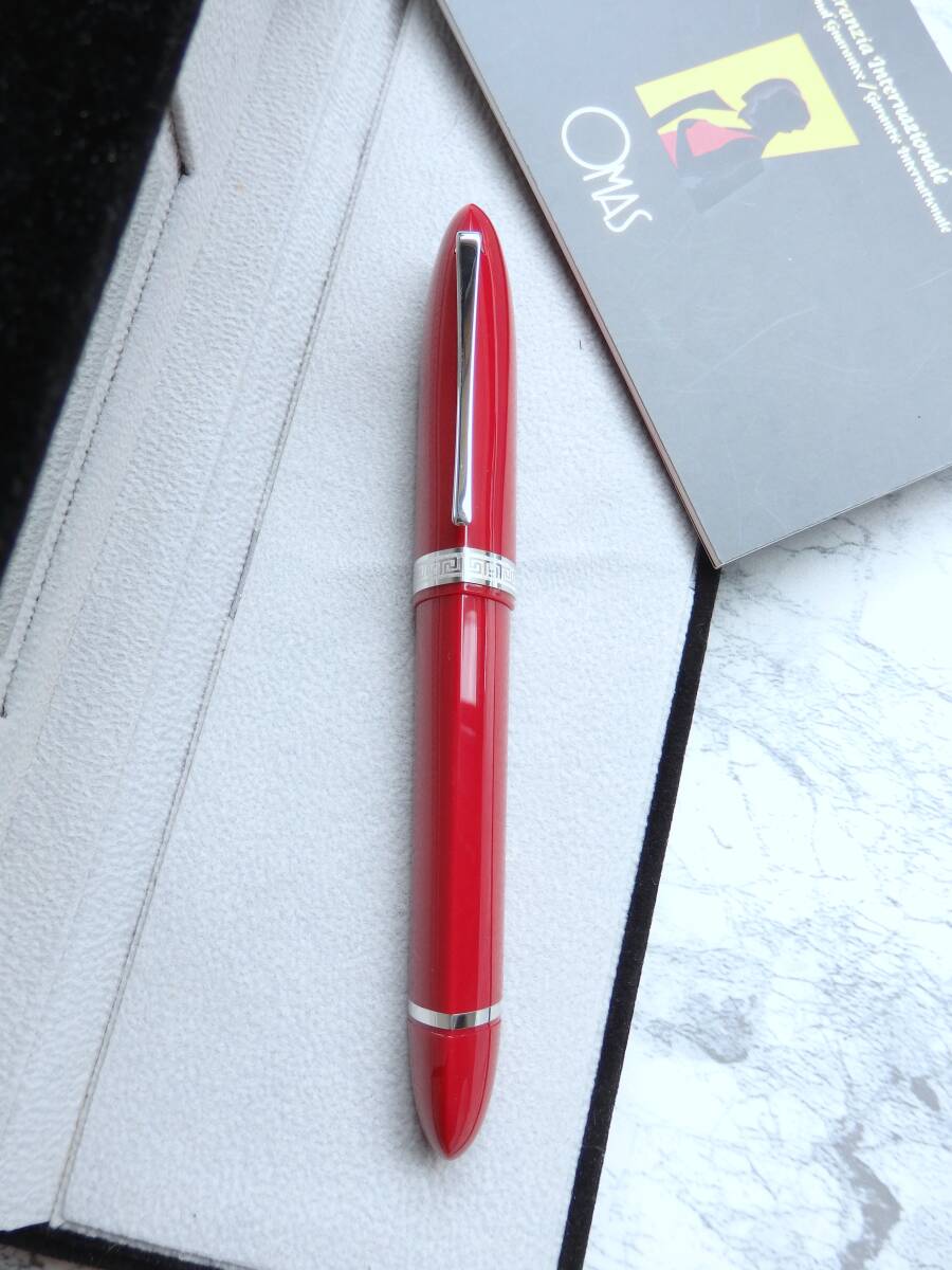 ◆【未使用】【送料230円】OMAS オマス 360コレクション レッド ローラーボール拍卖