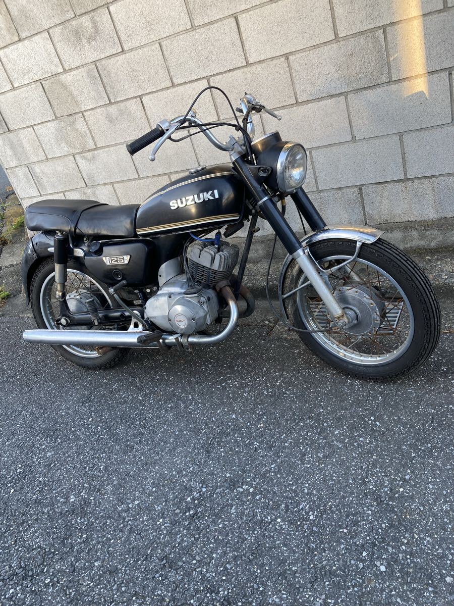 スズキ S10 K125 レストアベース 書類見つかりました! 部品取り コレダ 野田市より拍卖