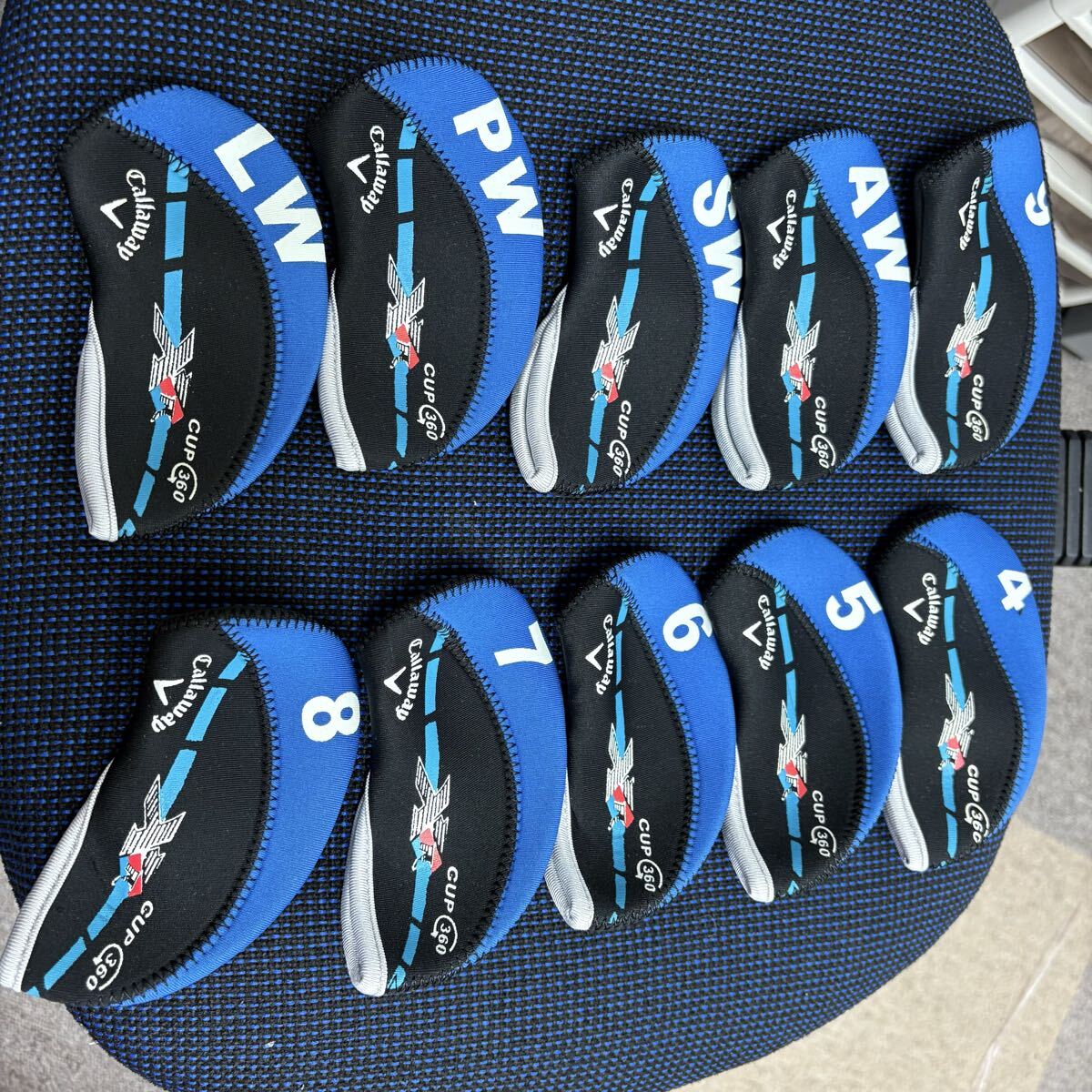 Callaway アイアンカバー 青 黒拍卖