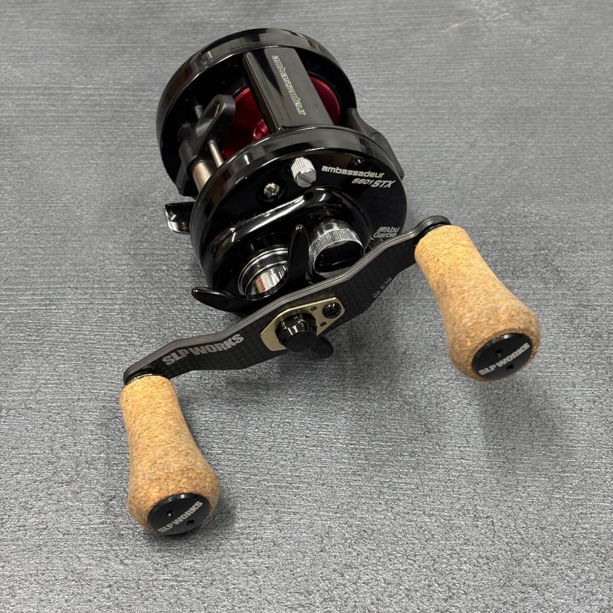 アブガルシア Abu Garcia ベイトリール アンバサダーSTX ambassadeur 5601 SLP WORKS RCS90 カスタムハンドル No.2492拍卖