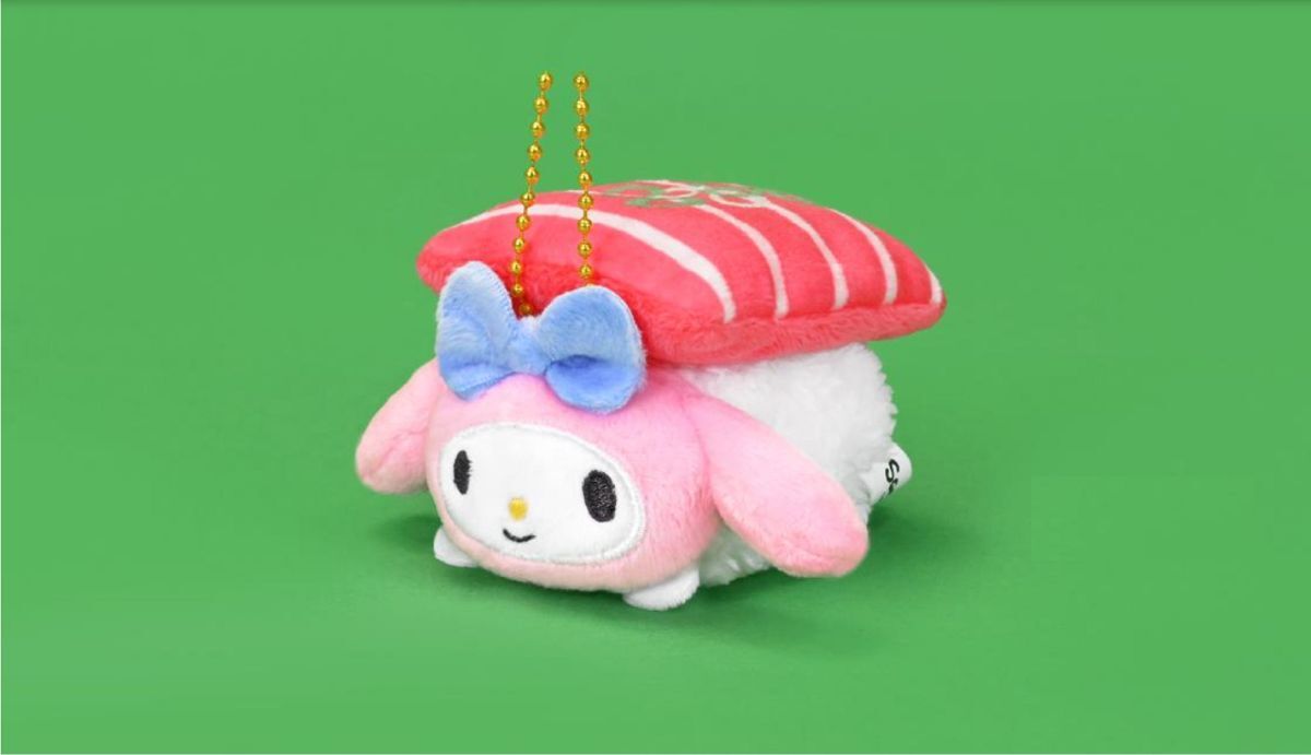 台湾限定 即決♪ 正規品! サンリオキャラクターズ 寿司マスコット 人形 キーホルダー マイメロディ マグロ 握りずし ♪拍卖