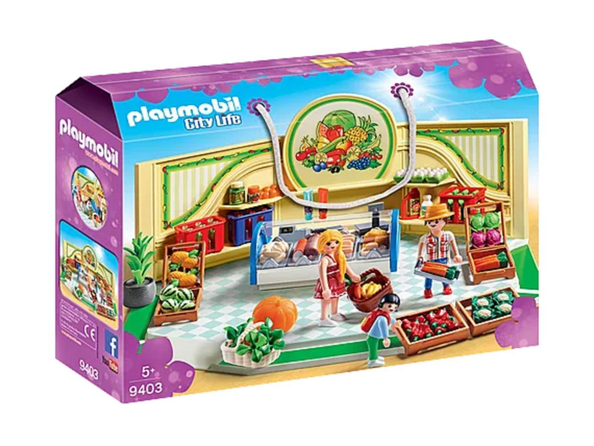 超特価!! プレイモービル playmobil 9403 ショッピング・モール 食料品店 ♪拍卖