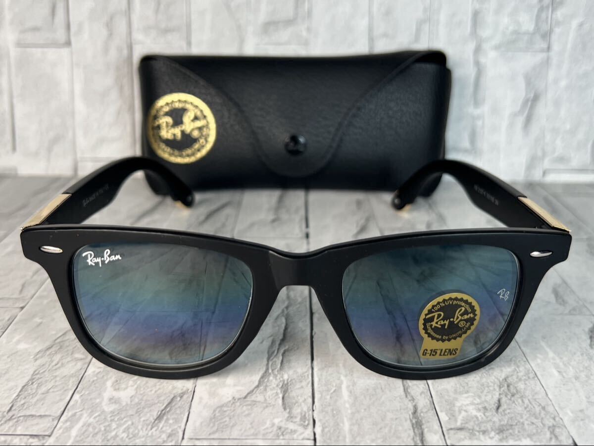 Ray-Ban レイバン サングラス ブラック ブルー 未使用 3拍卖