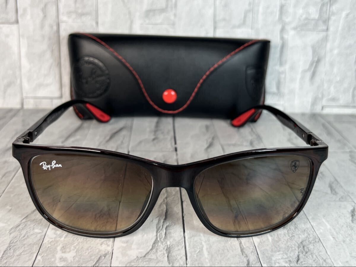 Ray-Ban×Ferrari レイバン×フェラーリ サングラス ブラック ブラウン 未使用 1拍卖