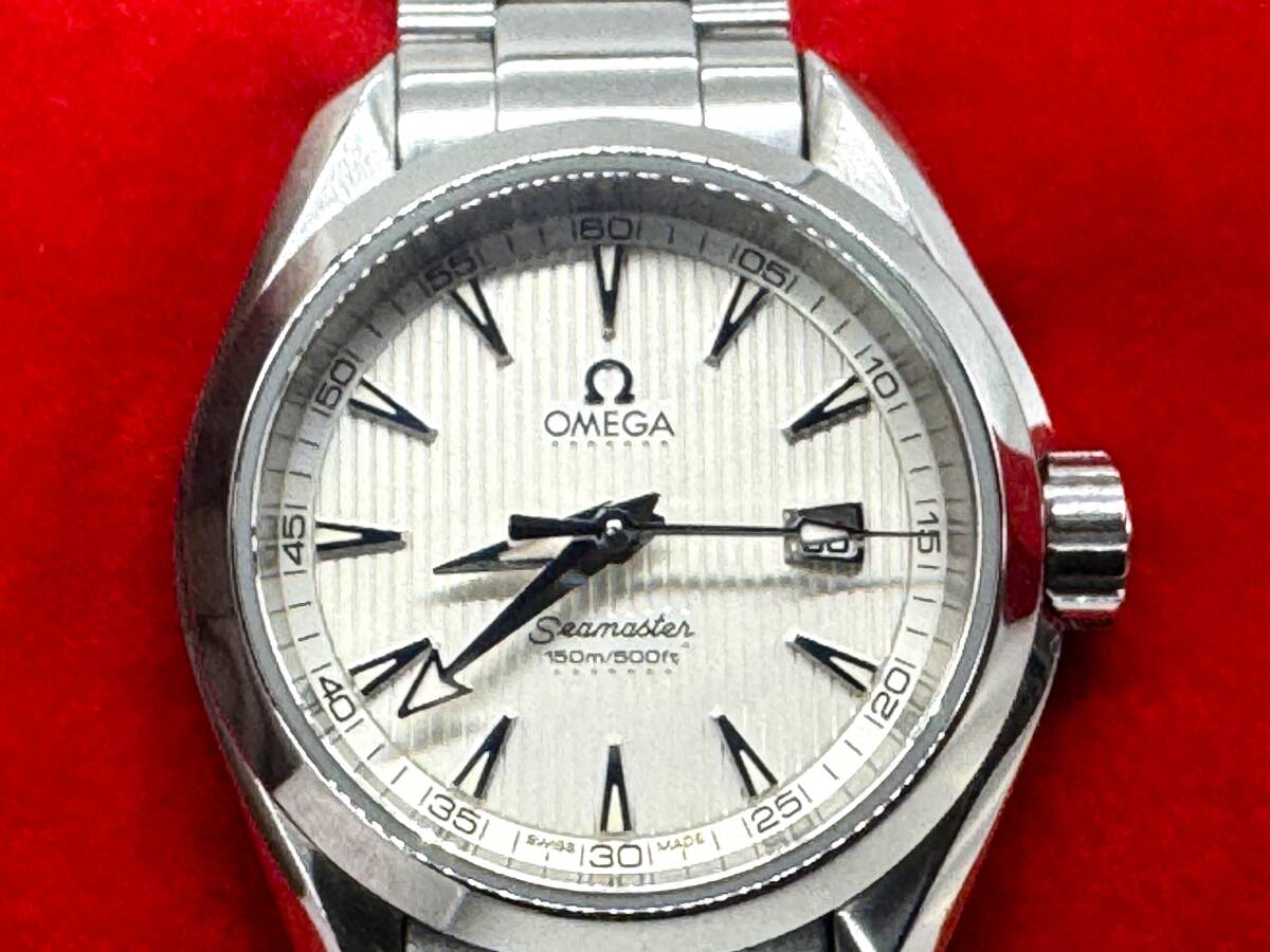 極美品 OMEGA オメガ シーマスター アクアテラ 231 10 30 61 02 001 レディース 腕時計 デイト クォーツ 拍卖