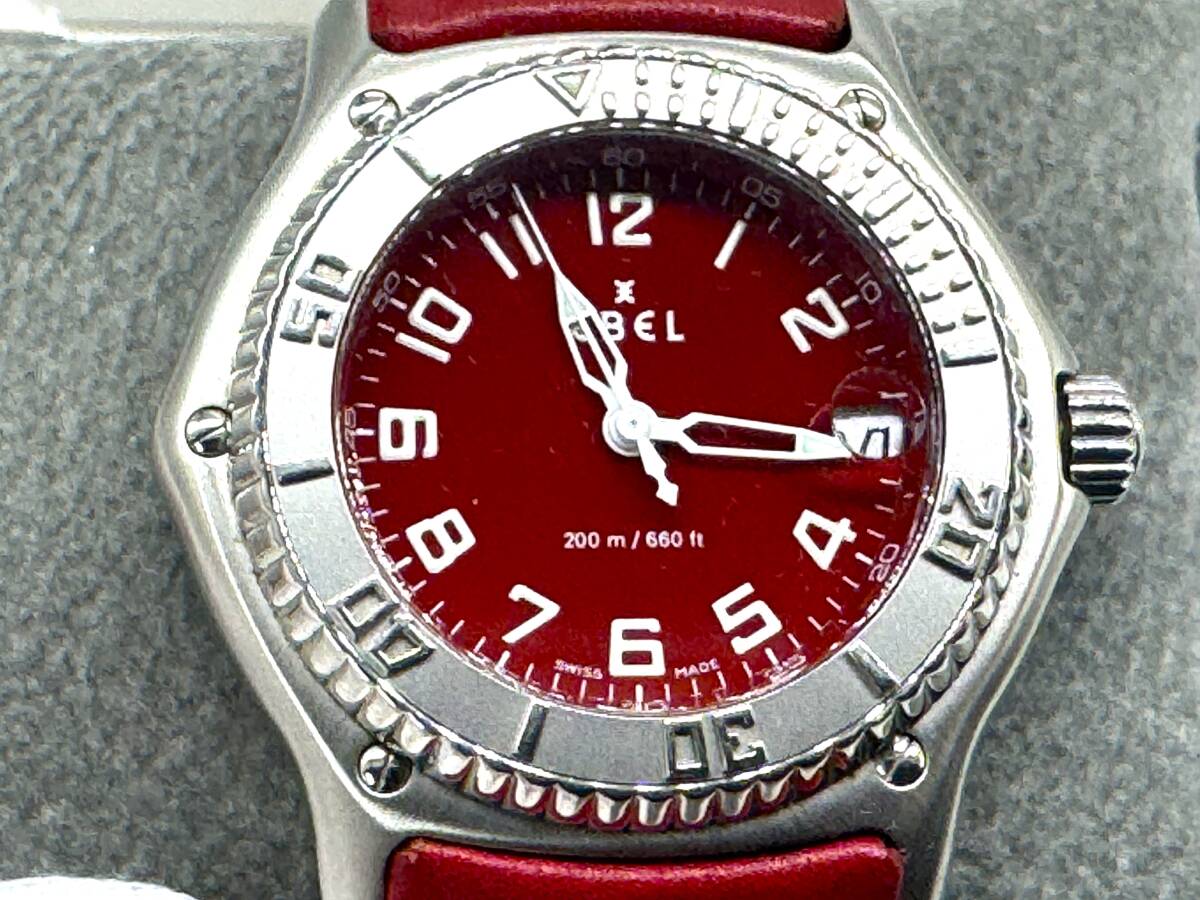 美品 EBEL エベル DISCOVERY ディスカバリー 200m/660feet 9187341 デイト メンズ クォーツ 腕時計 1002317891拍卖