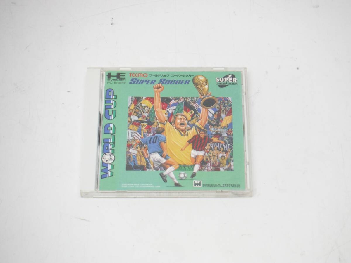 PCE PCエンジン SUPER CD-ROM2 ソフト テクモ ワールドカップ スーパーサッカー拍卖