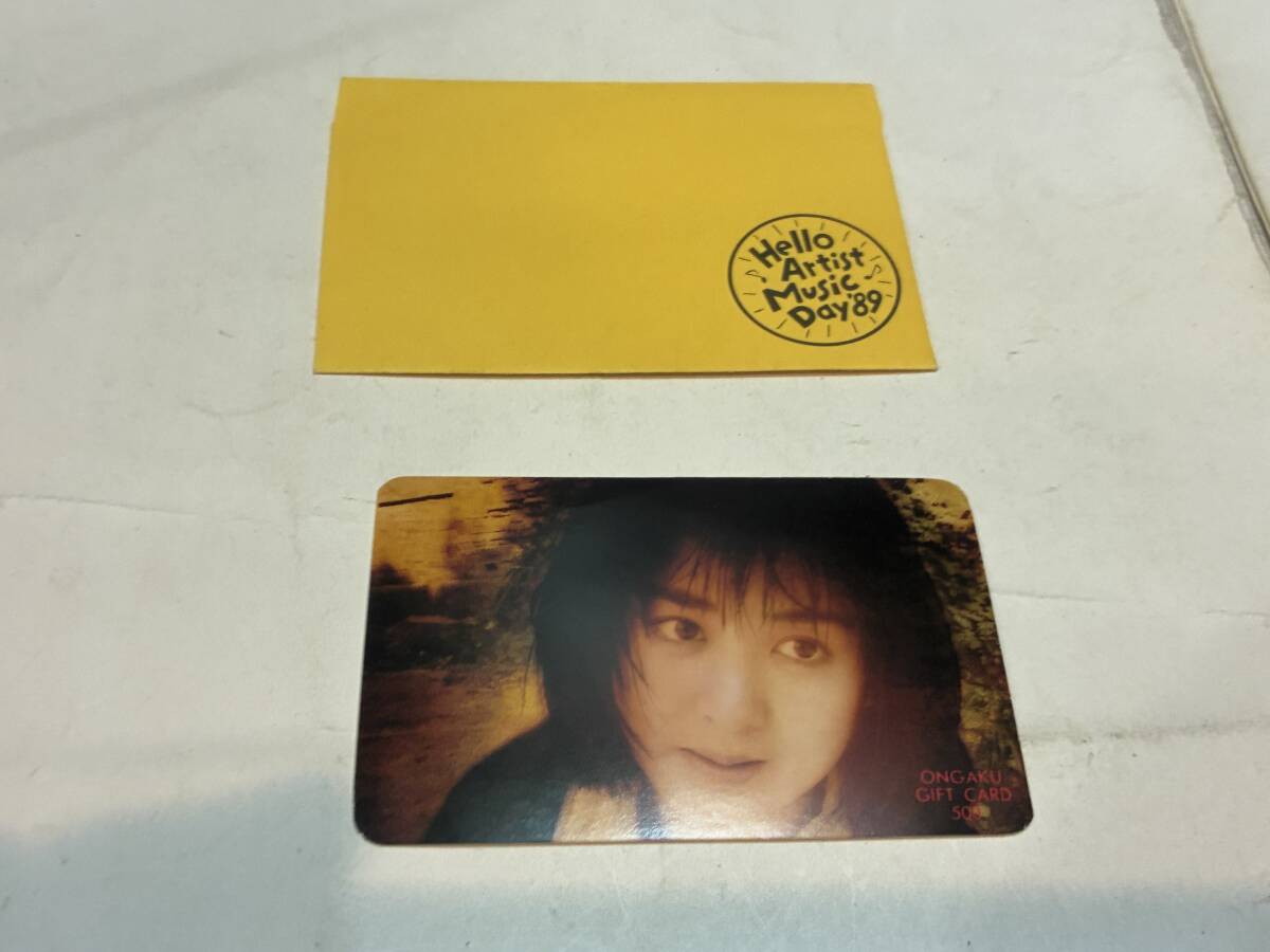 斉藤由貴 Hello Artist Music Day'89 1990年 カレンダー拍卖