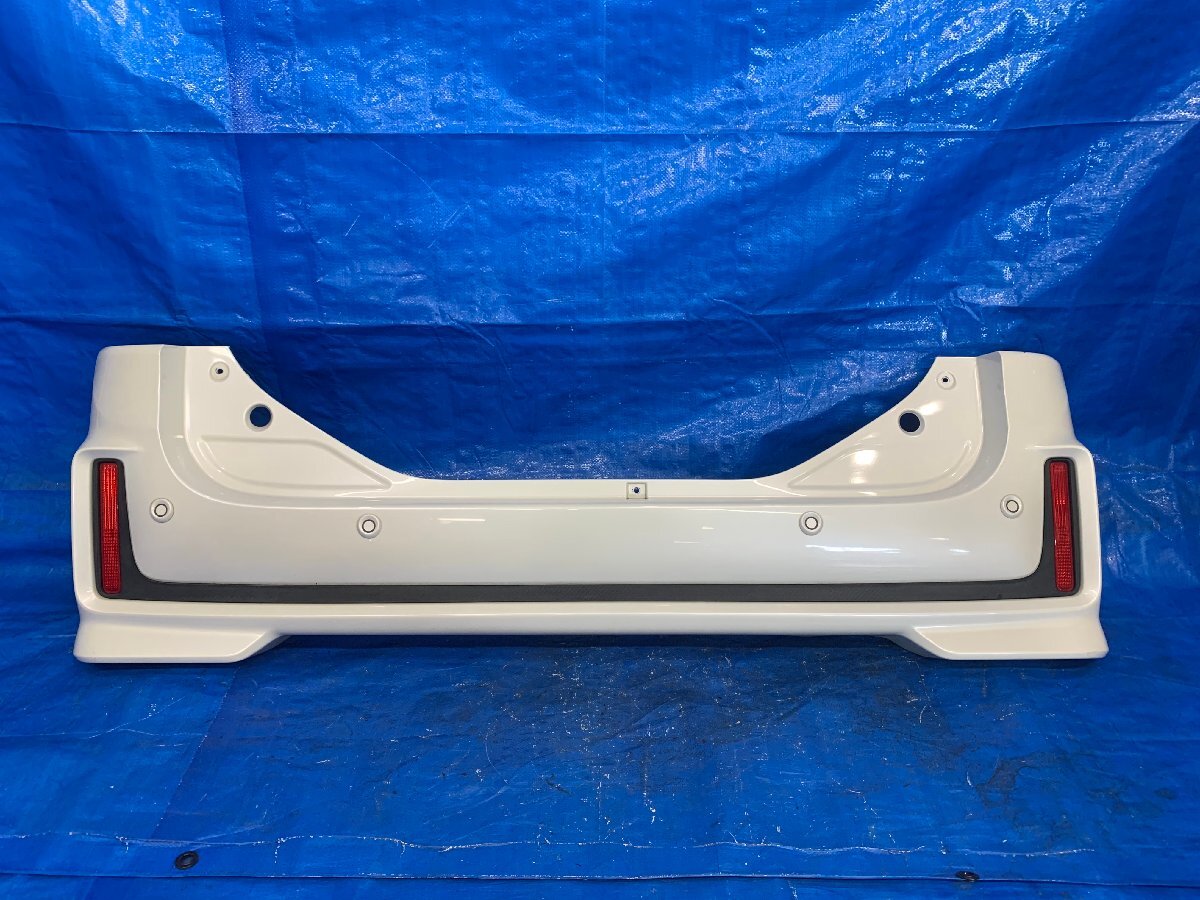 MK53S スペーシアカスタム リアバンパー 水没車の為ソナー未テスト 品番 71811-79R60-ZVR 年式H30/2 カラー№C2H 棚 バH2 700997拍卖