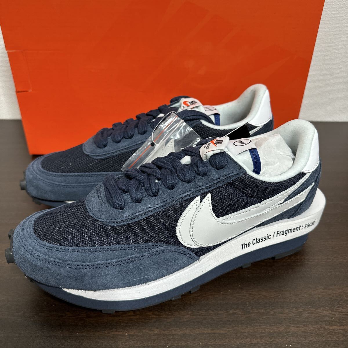 【新品】NIKE×Sacai×Fragment ナイキ×サカイ×フラグメント LDWAFFLE/SF LDワッフル/SF DH2684-400 27.5㎝拍卖