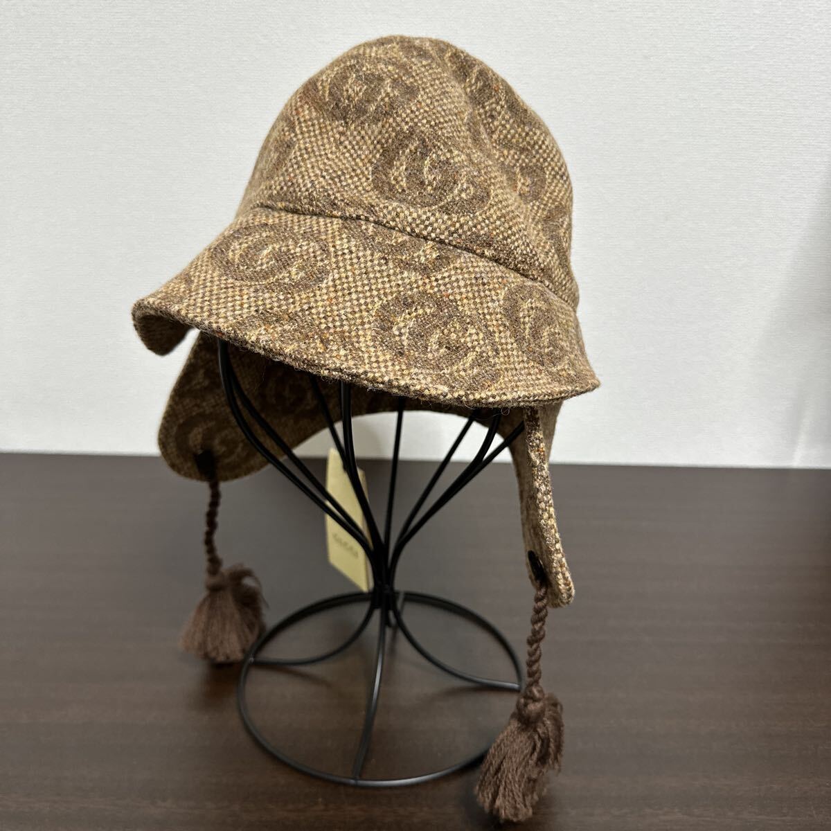 【未使用品】GUCCI グッチ ジャンボGG イヤーフラップ ハット size S(52)帽子拍卖