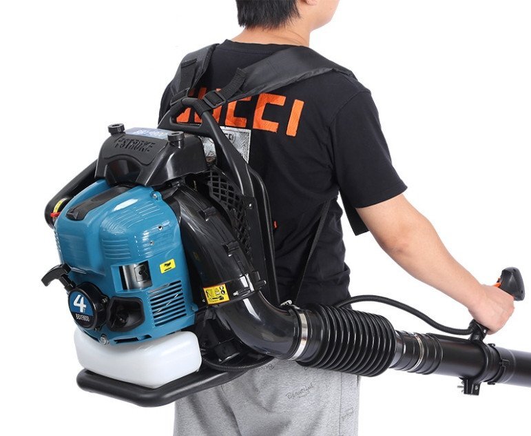 エンジンブロワー 背負い式 最強76cc 4サイクル ガソリンエンジンブロワー 落ち葉掃除機 ハイパワー ブロア 枯葉 消火器 送風機 除雪機拍卖