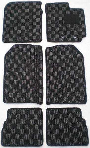 トヨタ シエンタ NCP81G 新品専用 フロアマット チェック柄 内装拍卖