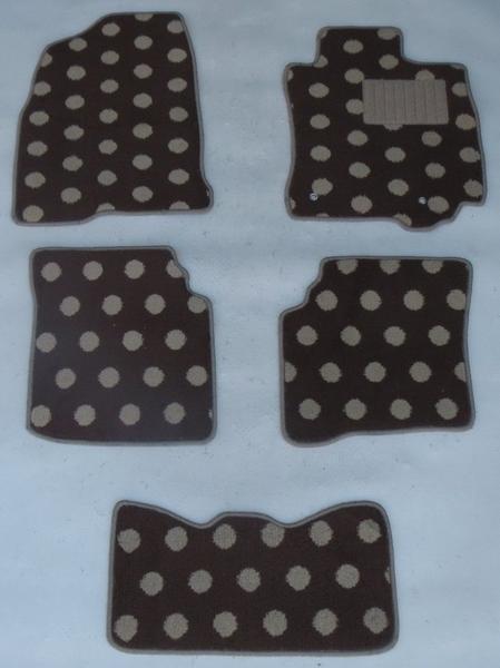 トヨタ プリウス 20系用フロアマット水玉 茶色 ドット拍卖