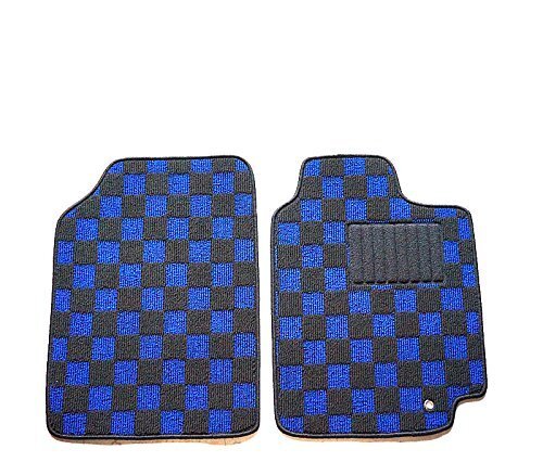 汎用マット 軽/普通自動車 フロント2枚 チェック 3色 パーツ拍卖