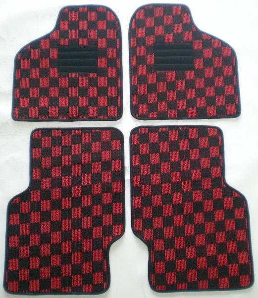 ローバーミニ XN12A 専用 フロアマット カーマット チェック柄拍卖