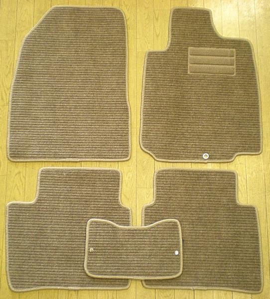 日産 ティーダ/ラティオ 専用 フロアマット カーマット ベージュ拍卖