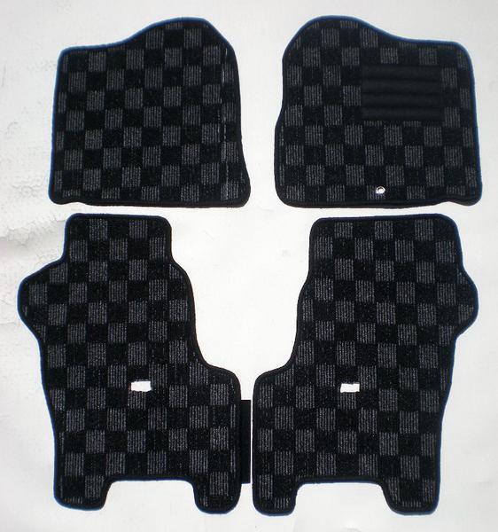 スズキ ジムニー JA22W 専用 フロアマット カーマット チェック拍卖