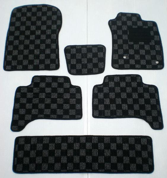 トヨタ プラド 120系 専用 フロアマット カーマット チェック柄拍卖