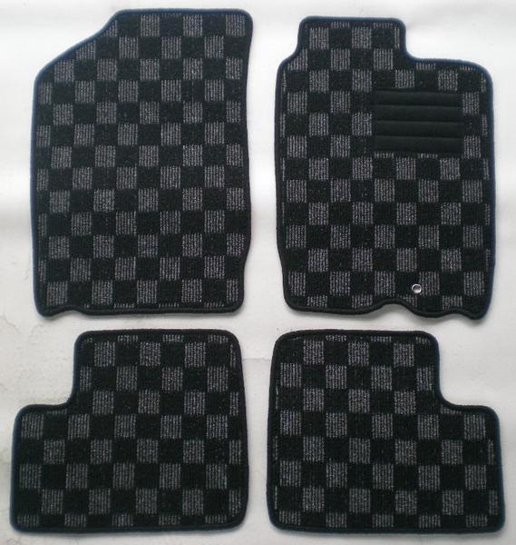 ダイハツ ミラジーノ 700 710 前期型 フロアマット カーマット チェック拍卖